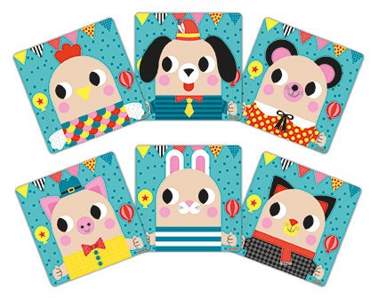 Janod Układanka magnetyczna Zwierzątka 2-5 lat