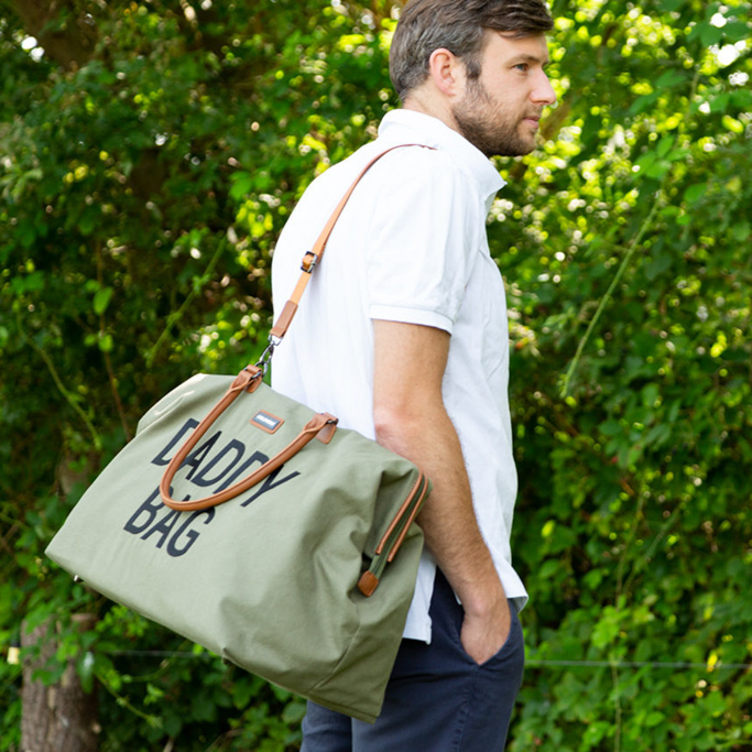 Childhome Torba Daddy Bag Canvas Khaki | Torba dla Taty