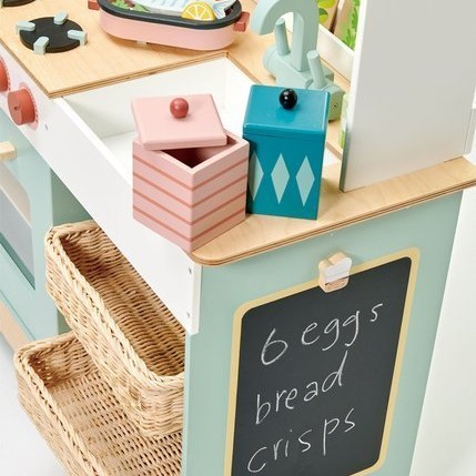 Tender Leaf Toys Duża Drewniana Kuchnia 3+ | Edukacyjna