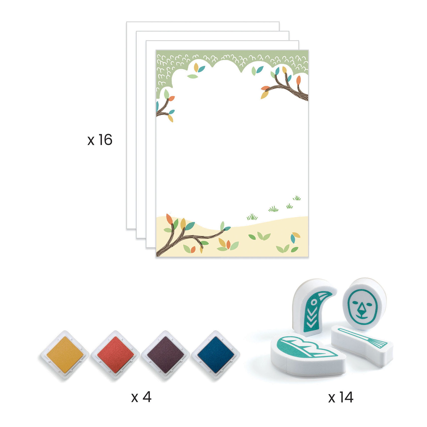 Djeco Zestaw Artystyczny Zaskakujące Zwierzęta 6+