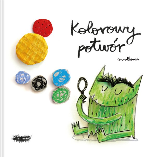 Kolorowy potwór pluszowy 1+