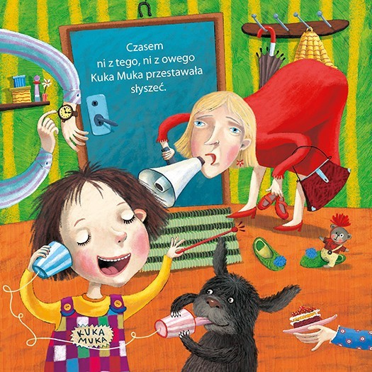 Kuka Muka i uciekające uszy - Książka Edukacyjna 4+