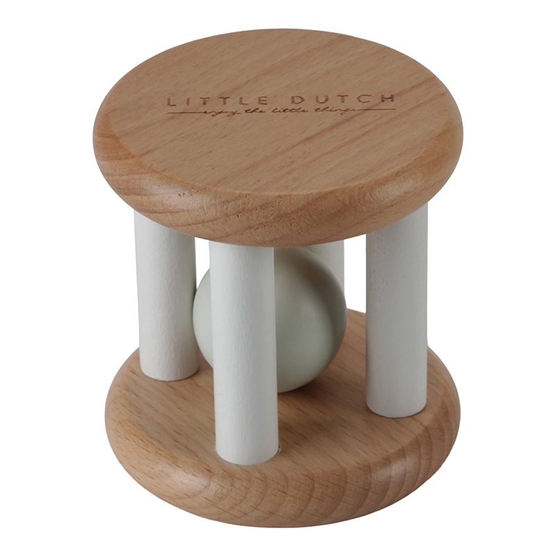 Little Dutch Grzechotka Baby Bunny Drewniana 3m+