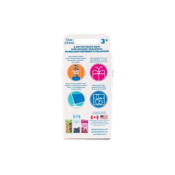 SNACK IN THE BOX Pojemnik na przekąski blue 1+