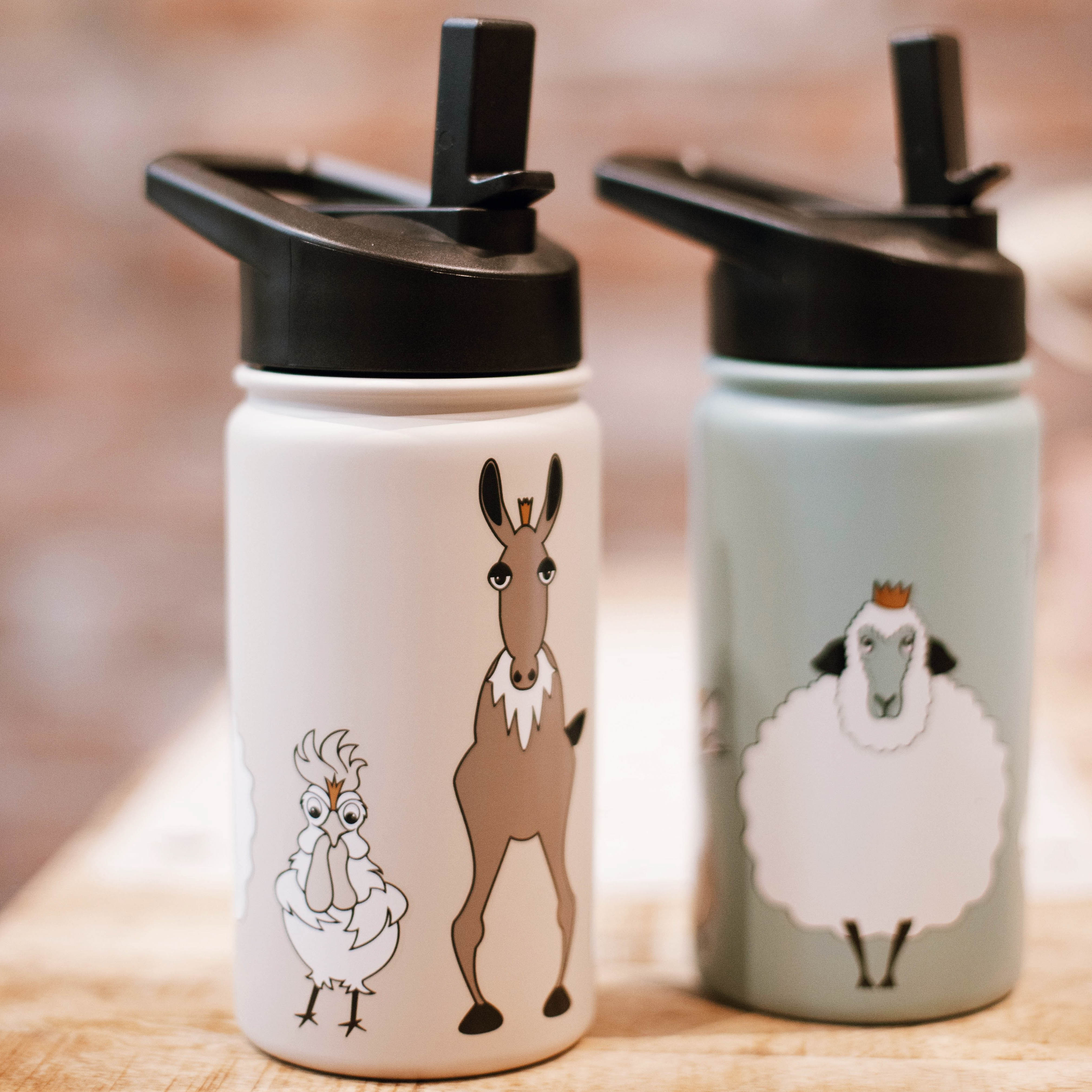 Baby Livia Butelka Termiczna 400 ml Blue Surf 0+