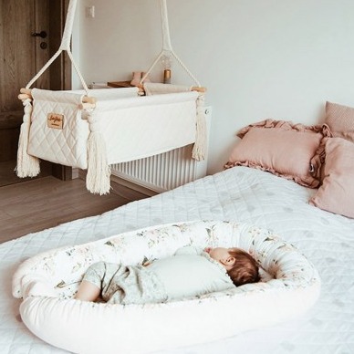 BabySteps Kokon niemowlęcy Wolf szary 0+ | Sen niemowlaka