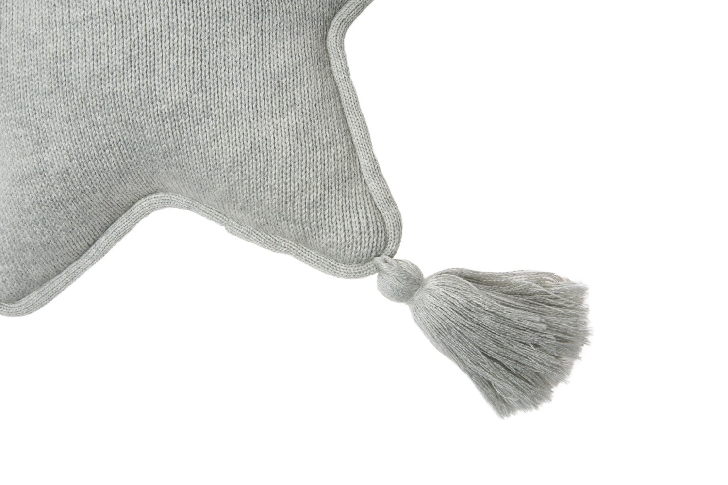 Lorena Canals Poduszka dziecięca Twinkle Star Grey 25×25 cm