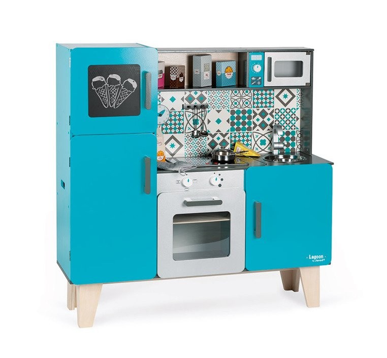 Janod Kuchnia Drewniana XL z Dźwiękiem Lagoon 3+