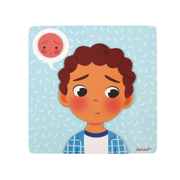 Janod Magnetyczna Układanka Emocje 3+