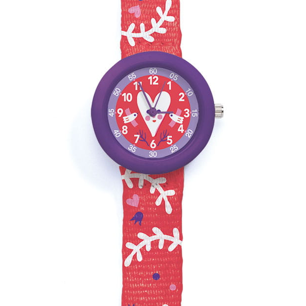 Djeco Zegarek dziecięcy SERCA - Edukacyjny 3+