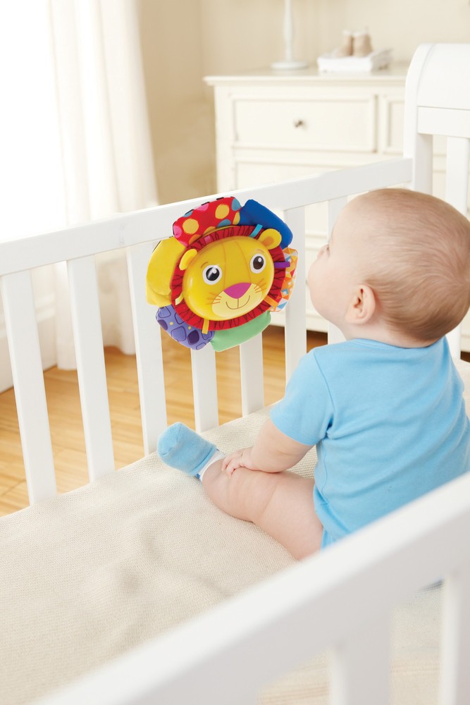 Lamaze Uspokajacz Lew Logan 0m+ Miękka Przytulanka