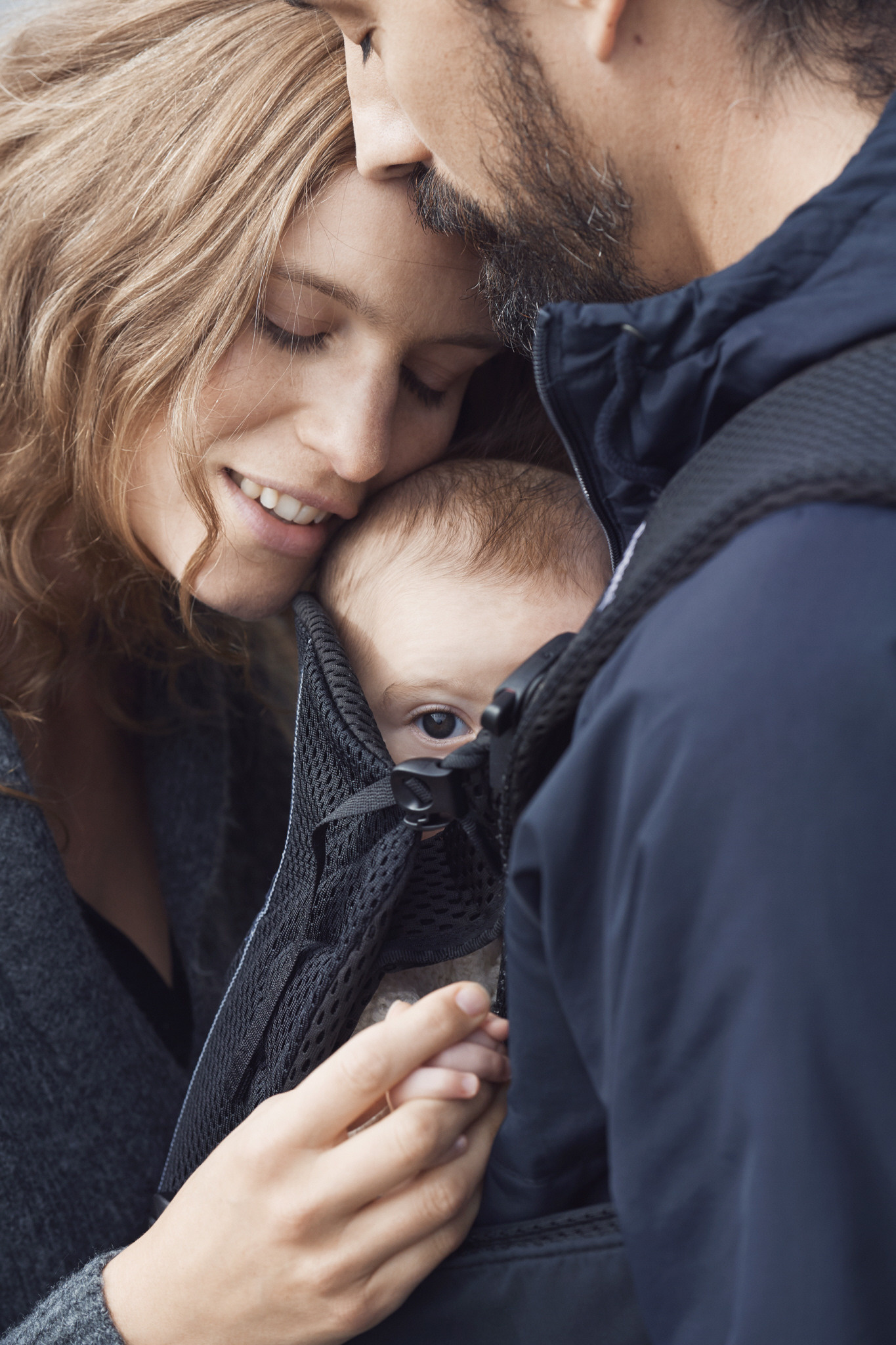 BabyBjorn Nosidełko One Air 3D Mesh Czarne 0–3