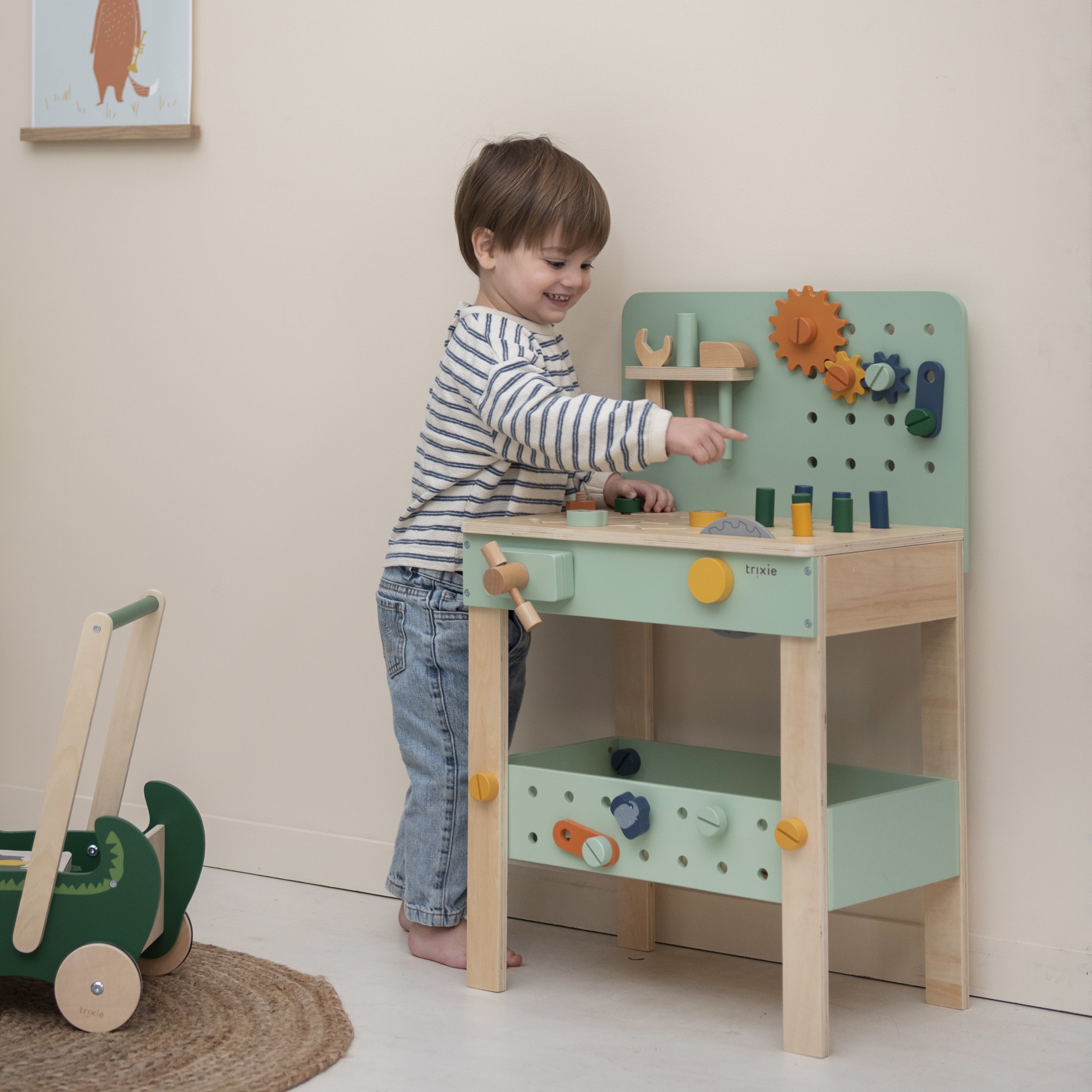 Trixie Drewniany Warsztat Majsterkowicza Zwierzęta 3+