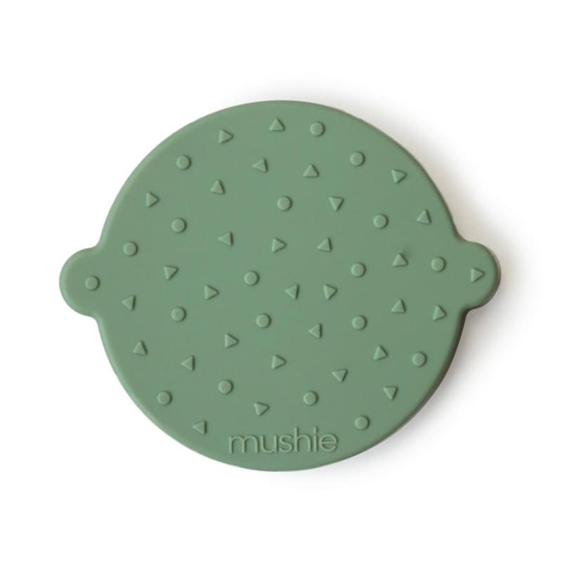 Mushie Gryzak Silikonowy FACE Pistachio 0+ m