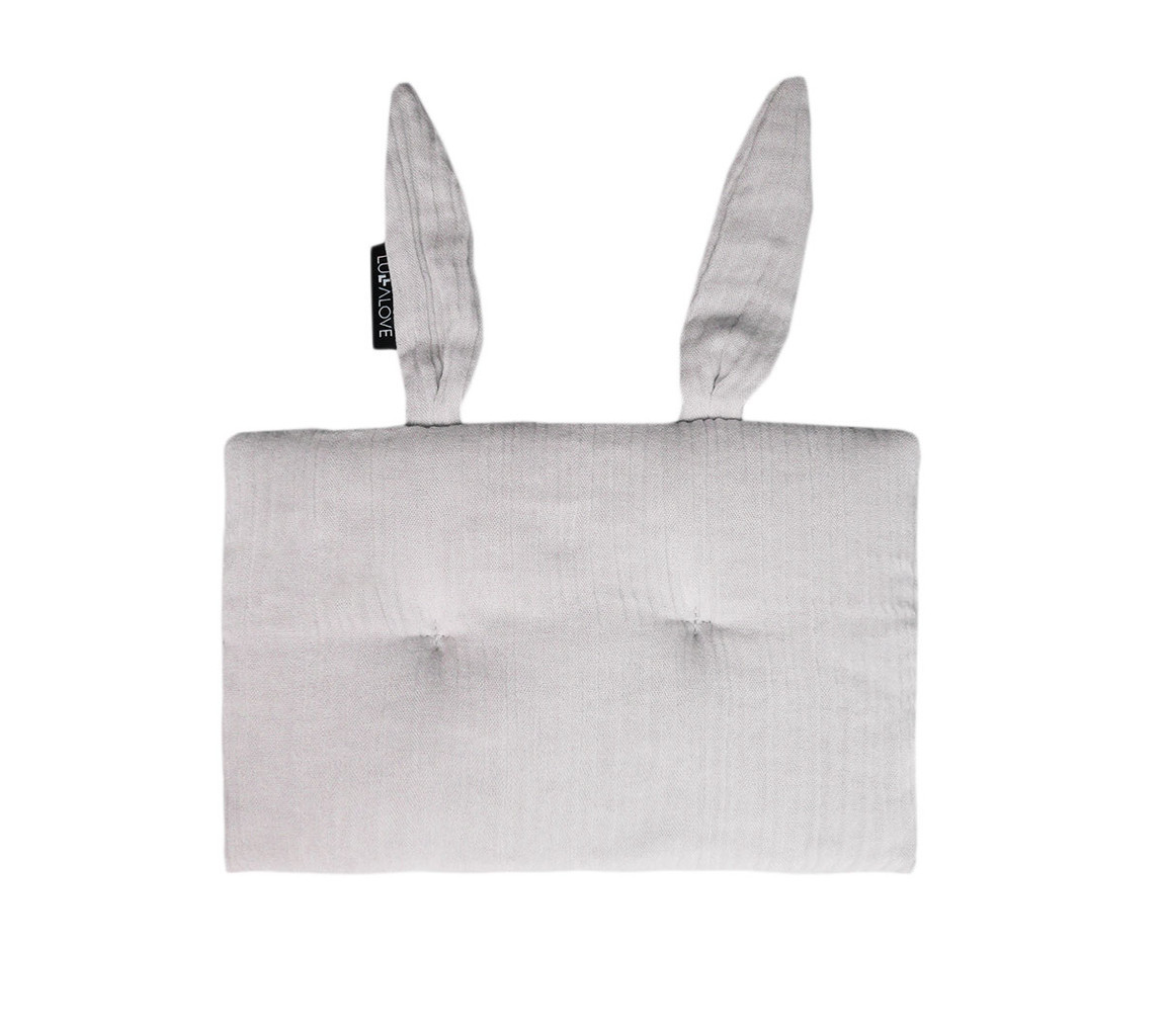 Lullalove Poduszka Królik Ice Grey 0+