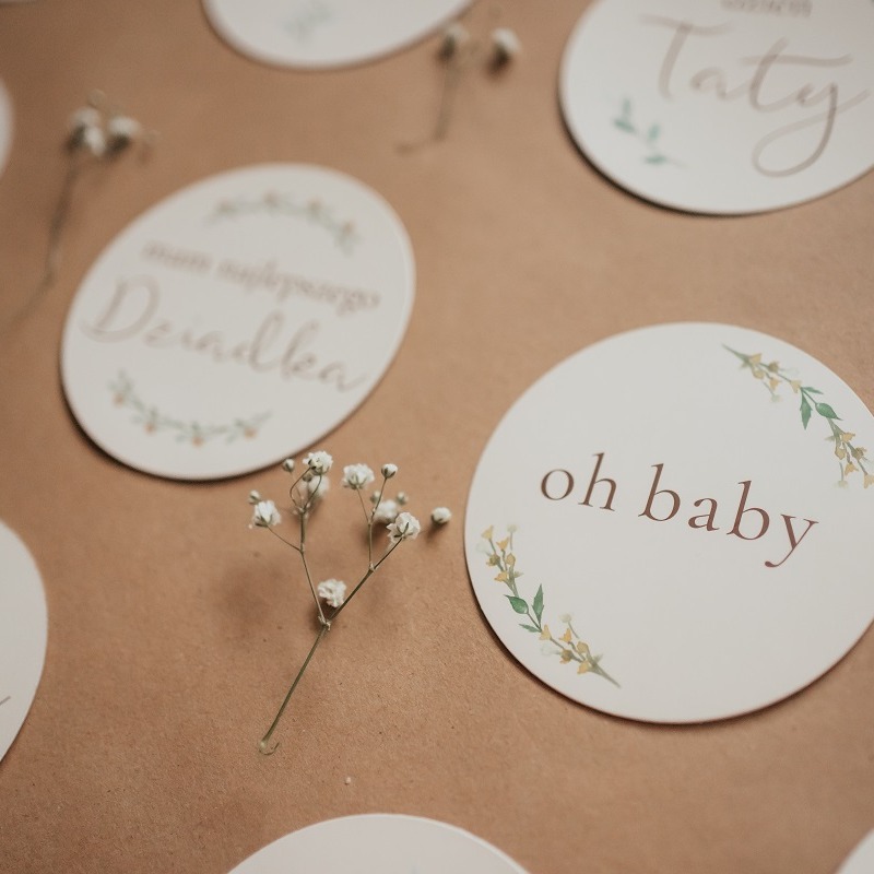 Karty do zdjęć – oh baby