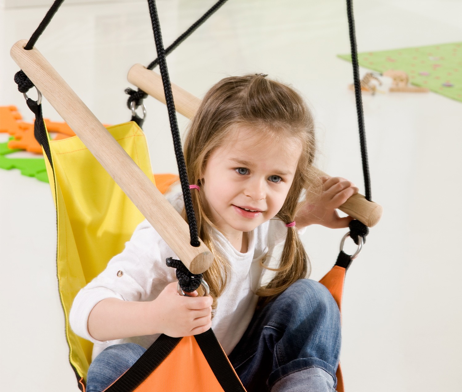 AMAZONAS Huśtawka KID S SWINGER żółta 1+