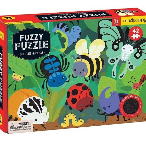 Mudpuppy Puzzle Sensoryczne Żuczki 42el. 3+