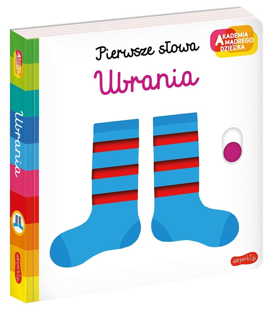 HarperKids Akademia Mądrego Dziecka Pierwsze Słowa Ubrania 0+