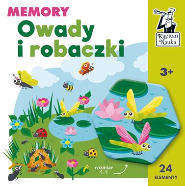 Edgard Gra Memory Owady i Robaczki 3+ 24 elementy