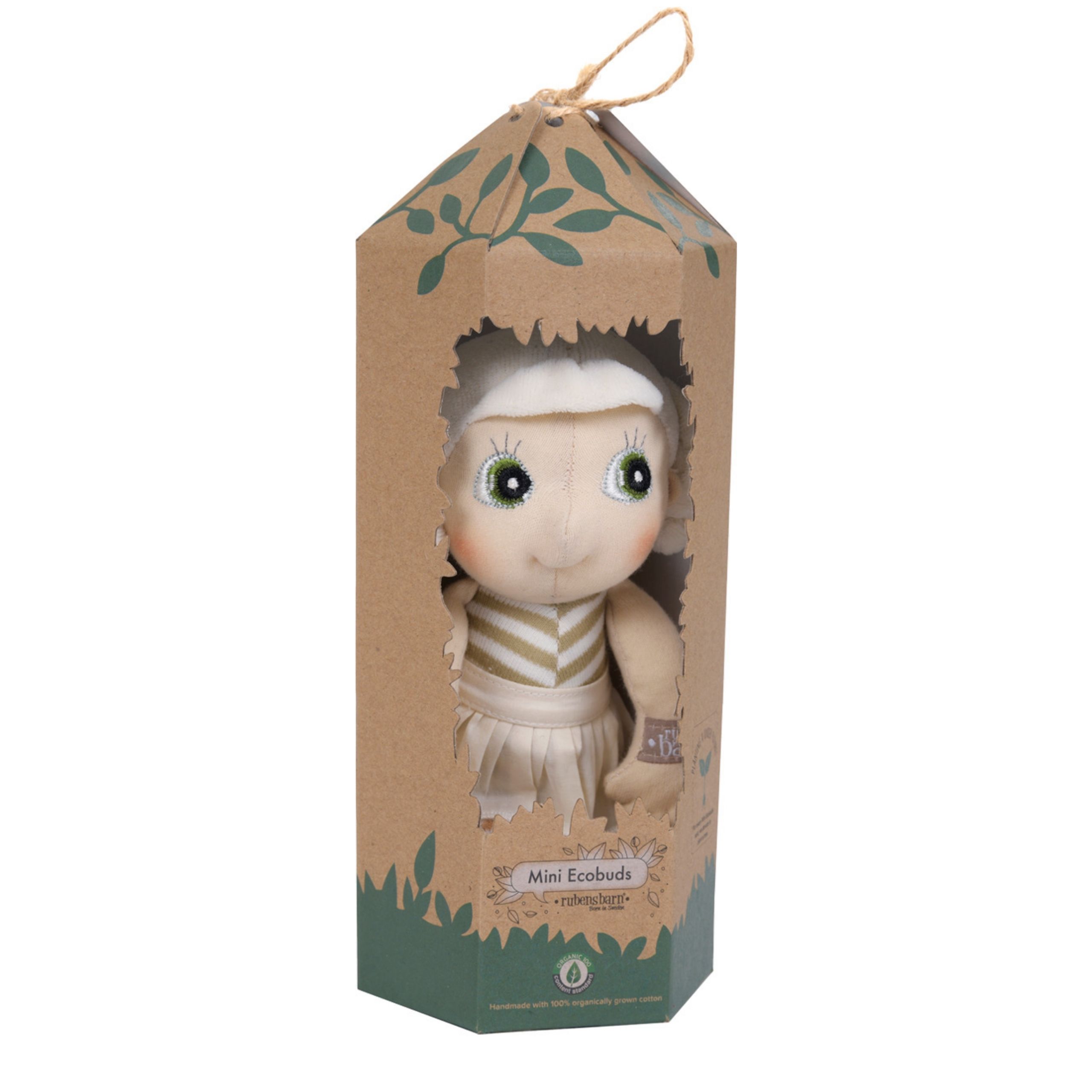 Pierwsza lalka przytulanka Lily Mini – miękka EcoBuds | Rubens Barn