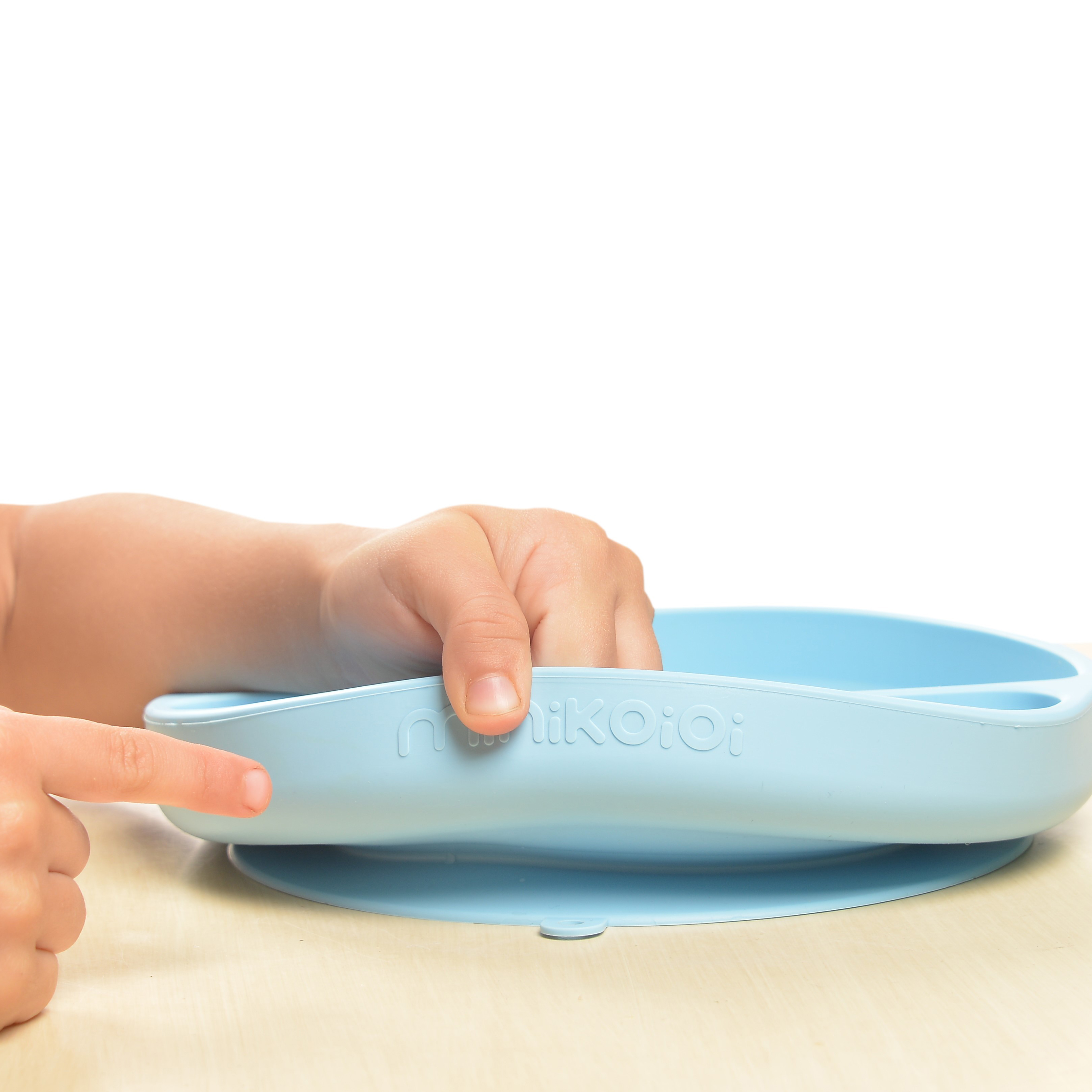 Minikoioi Talerzyk Silikonowy Niebieski 6m+