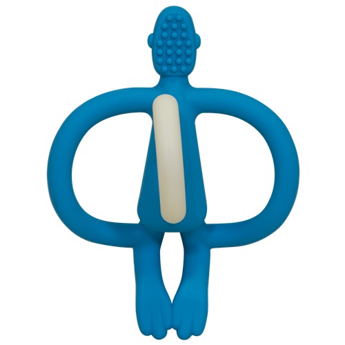 Matchstick Monkey Gryzak ze Szczoteczką Niebieski 0+
