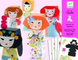 Djeco Składanki Papierowe LALECZKI 4+ | Zestaw Kreatywny