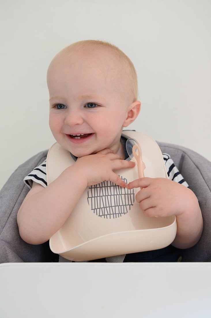 Beaba Śliniak Treningowy Kieszonka Różowy 4m+