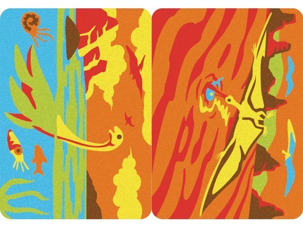 Sabbiarelli Magiczny Piasek Dinozaury 5l+