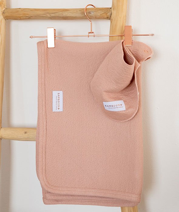 Bamboom Kocyk Bambusowy Old Pink 75x100 cm 0+