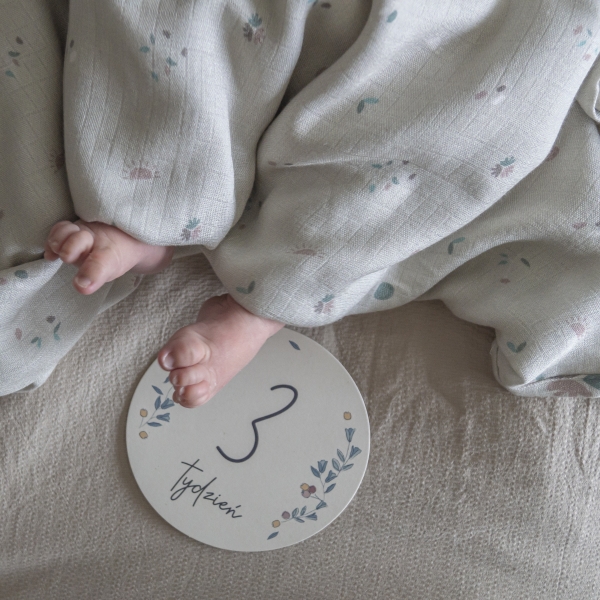 Snap the moment, Foto-kocyk muślinowy almond oat