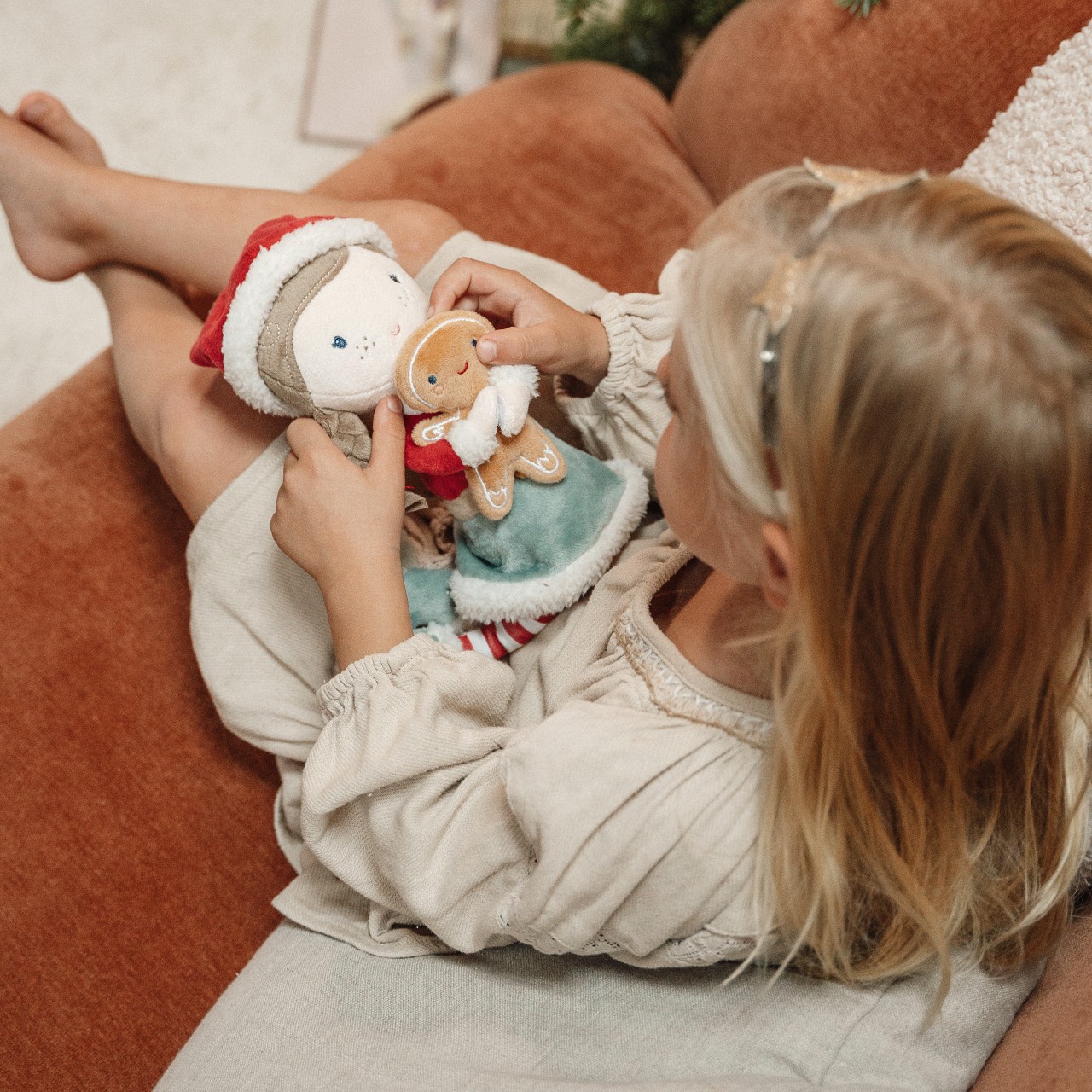 Little Dutch, Laleczka X-mas Rosa 35 cm