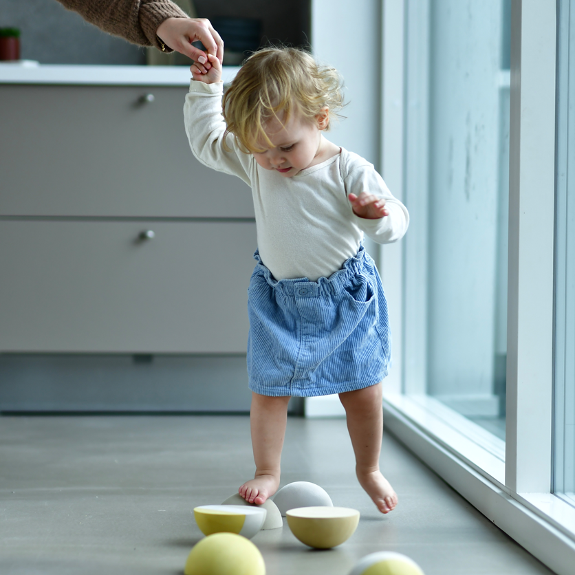 Kamienie piankowe Honey zabawka sensoryczna ruchowa klocki dzieci bObles