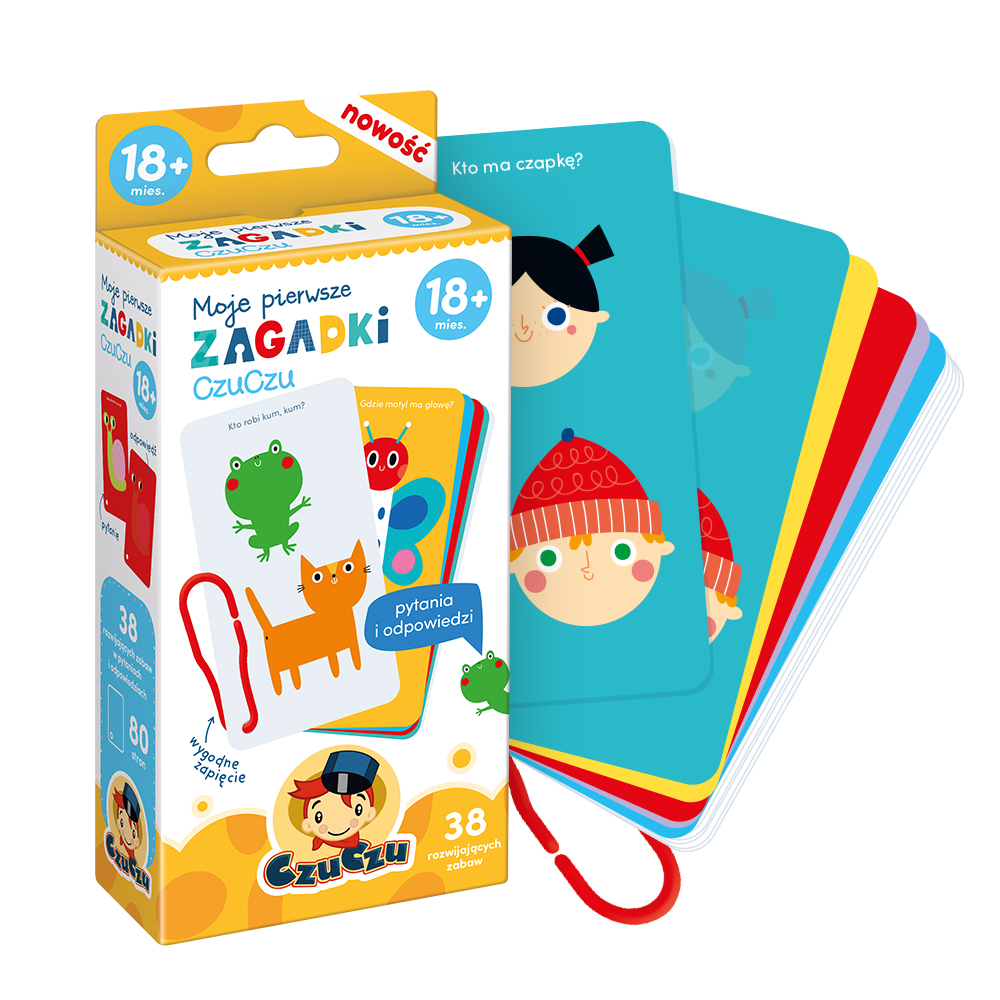 Moje Pierwsze Zagadki Czuczu Edukacyjna Książeczka 2+