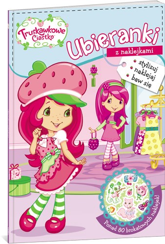 Truskawkowe Ciastko Ubieranki z Naklejkami 3+