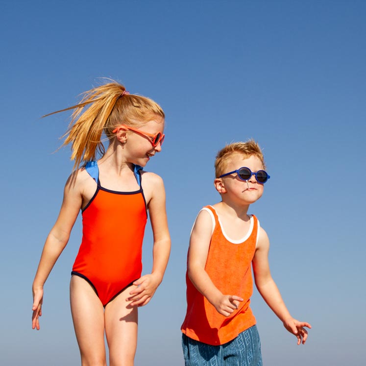 Ki ET LA, Okulary przeciwsłoneczne Rozz 1-2 Fluo Orange