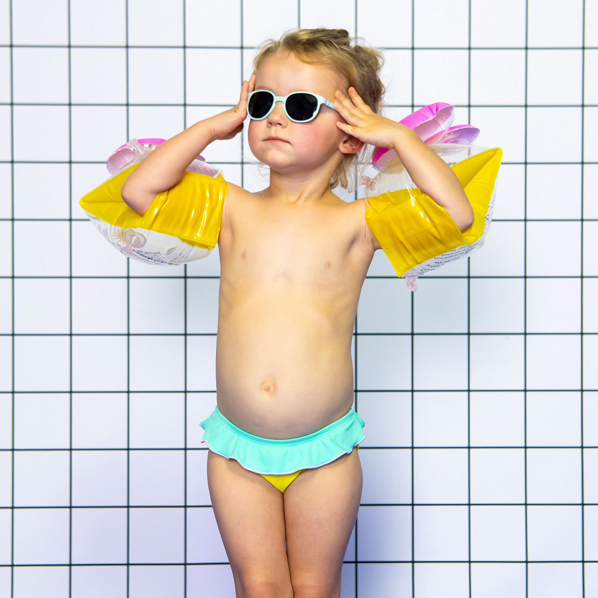 KiETLA Okulary Przeciwsłoneczne WAZZ 2-4 lata SKY