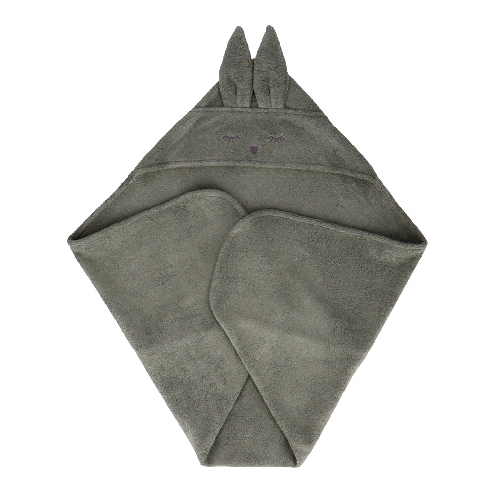 Samiboo Bambusowy ręcznik króliczek Khaki 80x80 cm