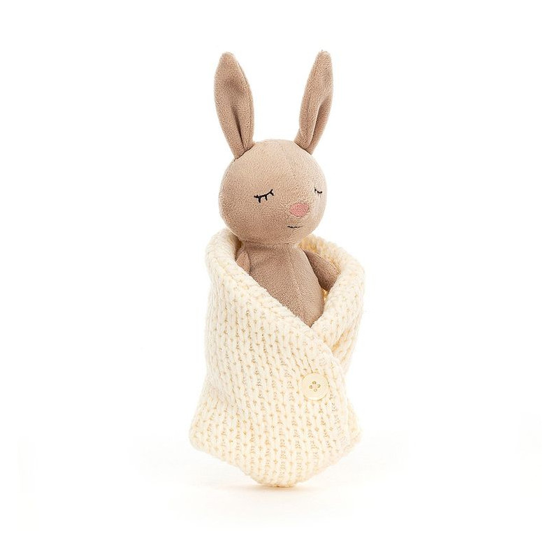 Jellycat Króliczek śpiący 18cm Pluszowa Przytulanka 0+