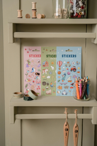 Little Dutch Naklejki Jim & Friends 3+