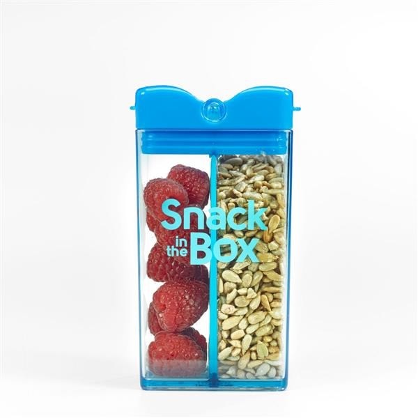 SNACK IN THE BOX Pojemnik na przekąski blue 1+