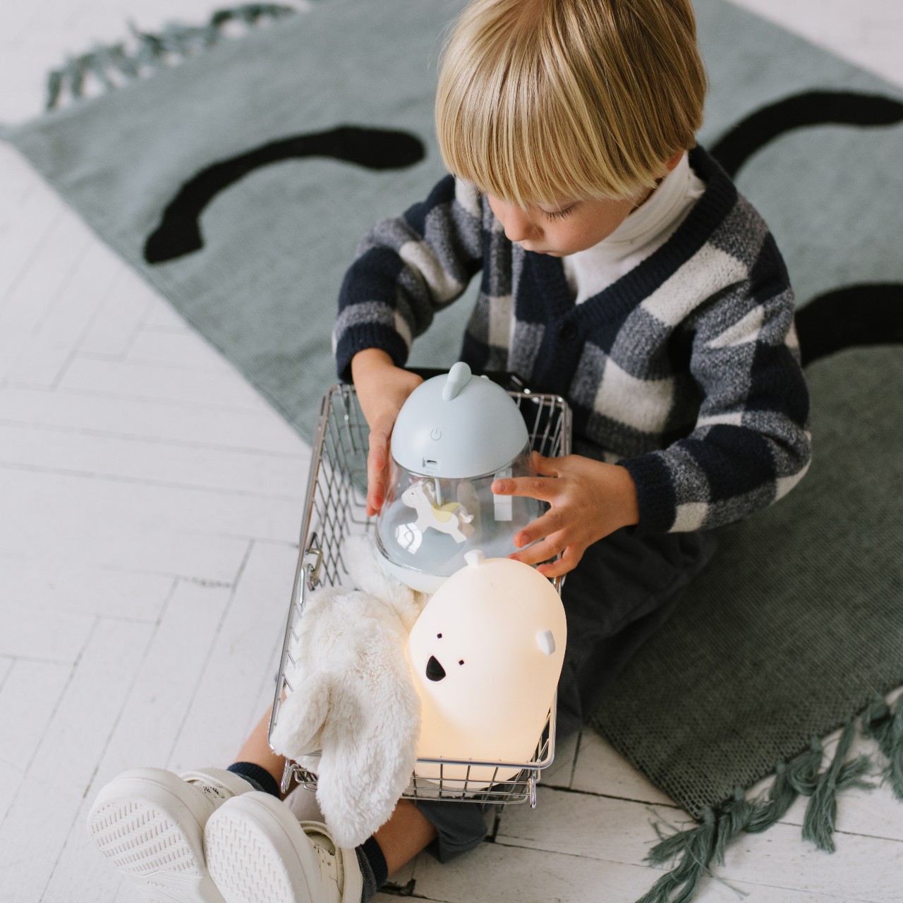 Rabbit&Friends, Lampka Miś z głośniczkiem