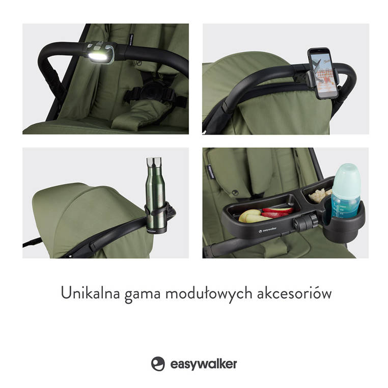 Easywalker Miley² Wózek Spacerowy Sage Green | Od urodzenia