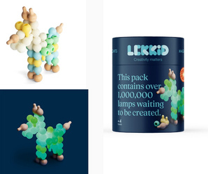 Lekkid Klocki Konstrukcyjne Magiczna Lampa 38el 3+