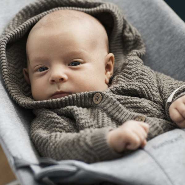 BabyBjorn Leżaczek Bliss 3D Jersey Ciemny Szary 0+