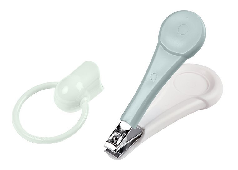 Beaba Cążki do paznokci w etui Green Blue 0+