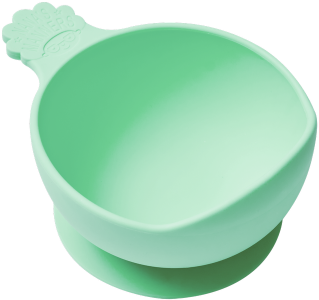 Nana's Manners Miska z przyssawką Zielona 0+