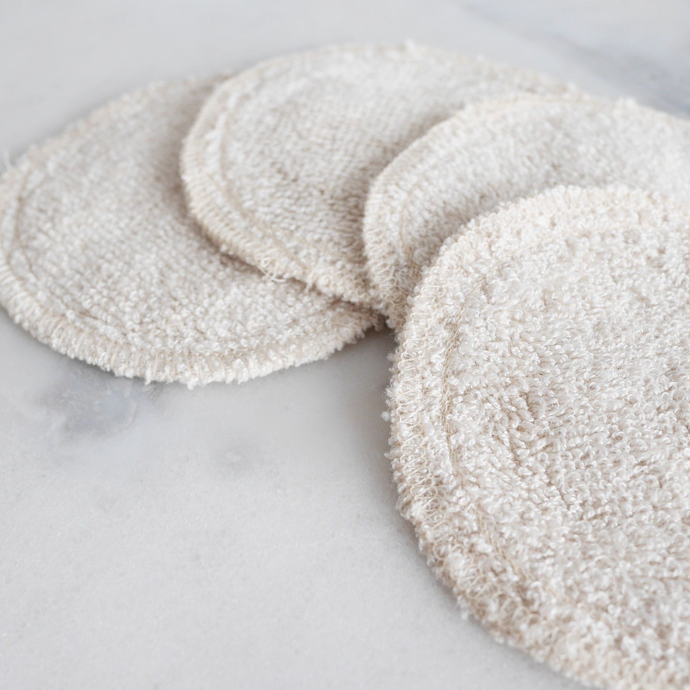 Lullalove Wielorazowe Płatki Len Bambus 20szt