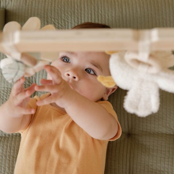 Little Dutch Drewniany pałąk BabyGym Little Goose 0+